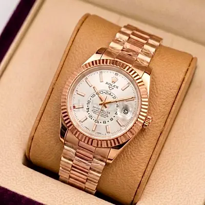 Rolex sky dweller mens watch