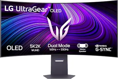 LG Ultragear™ 45GX950A-B 45" Gaming Screen - OLED Panel WUHD (5120 x 2160), 0.03ms 165Hz, DisplayHDR