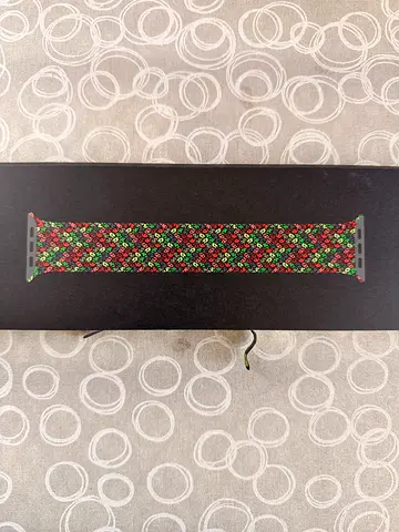 Apple Watch Braided Solo Loop / Woven Nylon Band - Multicolor (Used Once)
