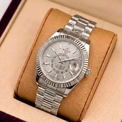Rolex sky dweller mens watch