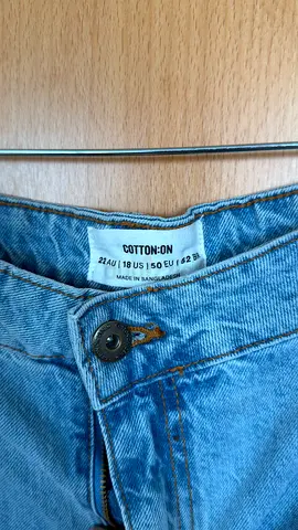 Light blue Cotton On denim jeans, size AU 22 / US 18