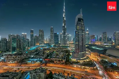 Burj Khalifa And Fountain View | High Floor
