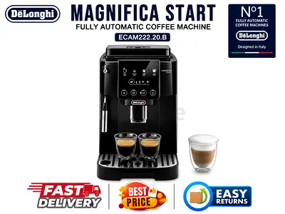De'Longhi Magnifica Start Fully Automatic Coffee Machine ECAM222.20.B - Excellent Condition