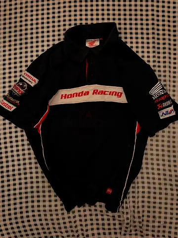 Authentic Vintage Honda Racing Polo Shirt - Size L