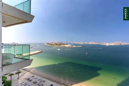 Full Sea and Palm Jumeirah View | Furnished
