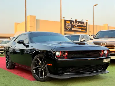 Dodge Challenger 2022 (V6) | Black Exterior & Red Interior | 79,000 KM