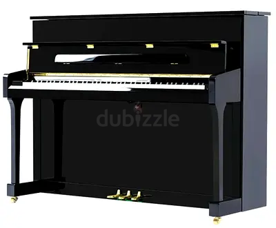 Steiner HU-110E Upright Piano – Black