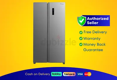 Super General 710L Side by Side Refrigerator - Warranty - Free Delivery