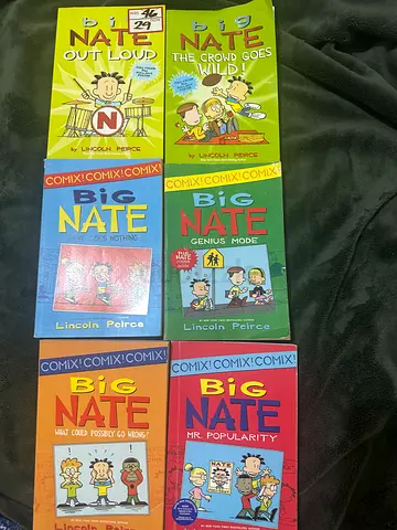 30 books of 'Big Nate' Comic by Lincoln Peirce - Collection / prices are negotiable