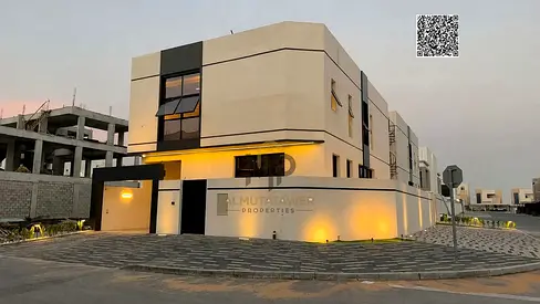 Corner villa for sale in Al Bahia – Ajman | 5 master bedrooms | 3500 sq ft | Modern luxury design