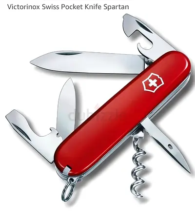 Victorinox Spartan Red Swiss Army  Knife - Multi-tool 6 in 1