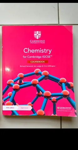 Cambridge O'levels IGCSE Chemistry book