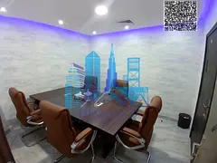 Office for annual rent—partitioned and renovated with interior décor—located in Horizon Towers