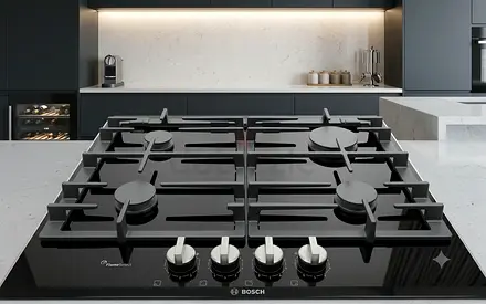 Bosch Series 8 Built-In Gas Cooktop – Black | Excellent Condition | Premium German Quality
