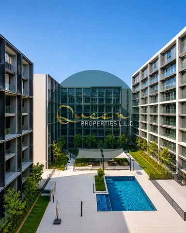 Outstanding Brand New One Bedroom Apartment Sale in Naseq 4 Aljada Sharjah Spanning 689 Sq Ft Pool