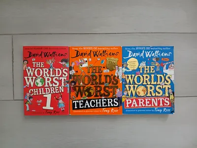 3 "world's worst" book series for sale