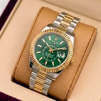 Rolex sky dweller mens watch