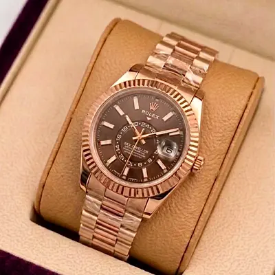 Rolex sky dweller mens watch