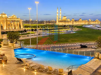 Elegant 2BR Pool View | Luxury Balcony | Wardrobes | Gym + Swimming Pool | Parking