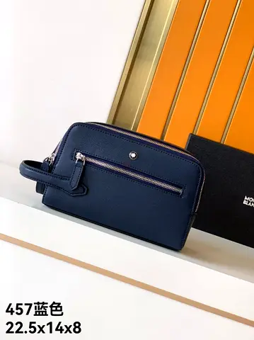Blue Montblanc sartorial washbag