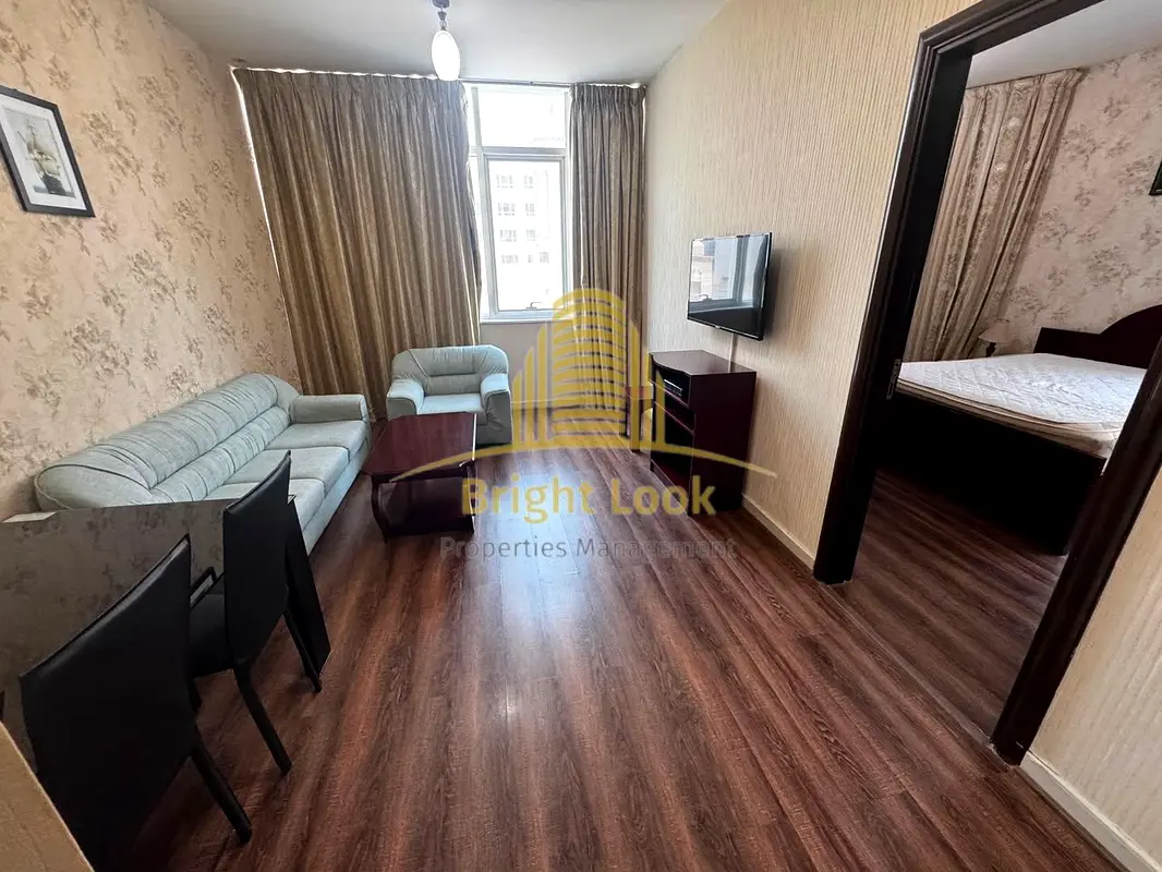 🏡 Fully Furnished 1BHK in Al Nahyan | AED 6,000/Month | All Utilities Included