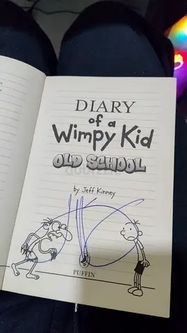 Signed Copy of 'Diary of a wimpy kid : old School' by Jeff Kinney