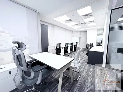 Corporate Offices with Elegant Reception & Lounge Area | Near METRO- SHARAFF DG | Prime Location
