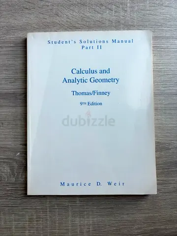 Student's Solutions Manual: Part II for Calculus and Analytic Geometry (9th Edition) — Maurice D. We