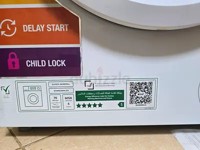 Only one month used front-load washing machine - good condition. Reason for sale_ room cancelation.