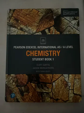Pearson edexcel ial chemistry student book 1