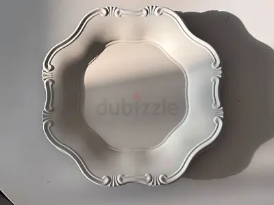 Beautiful Beige Underplates (6pcs) - elegant accent piece