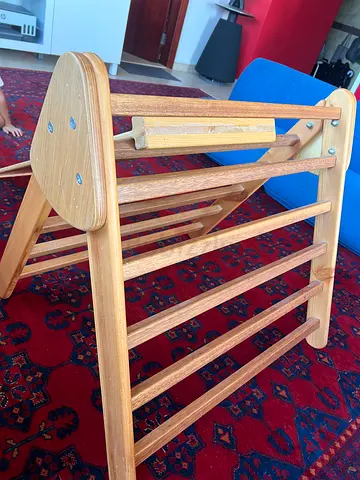 Pikler Triangle from Mumz and Munchkins: with 2 slides (1 with a climbing side): AED 500
