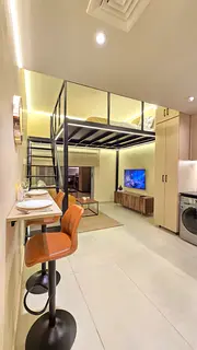 Furnished studio for monthly rent in Ajman - Emirates City - Garden Residence ✔️ Includes bills,