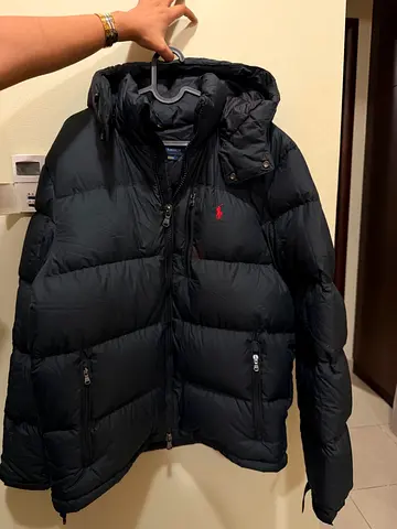 Polo Ralph Lauren Black Down Puffer Jacket - Size L