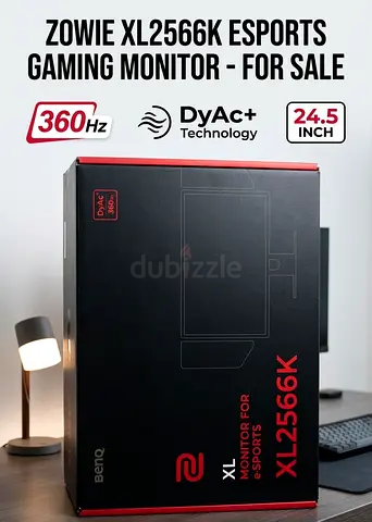 Zowie XL2566k eSports Monitor 360Hz DYAC+ Technology (Box & Accessories Included) New Condition