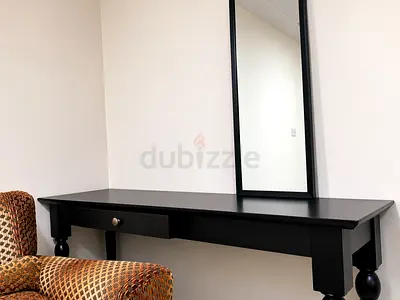 Elegant Black Desk with Classic Design