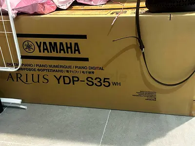 Brand New White Yamaha Piano
