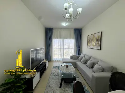 Luxury apartment, second occupancy. Two bedrooms, living room, and open balcony. Ajman, Al Yasmin T
