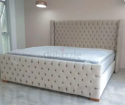 Stylish cozy 200*200 super king size tufted Bed