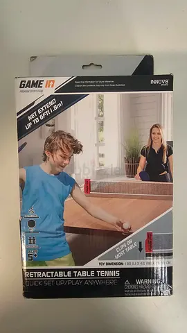 Retractable Table Tennis Net Set - Portable Quick Setup
