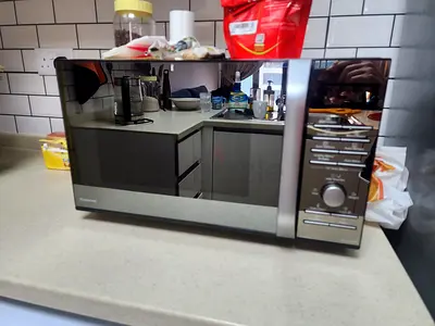 Used Panasonic Countertop4-in-1 (Microwave, Convection, Grill, and Air Fryer) Good Working Condition