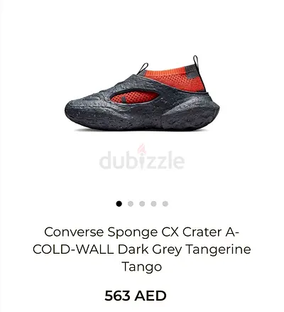 Converse Sponge CX Crater A-COLD-WALL sneakers - Dark Grey/Tangerine, used