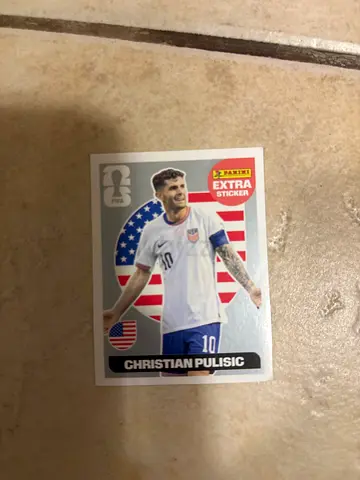 Panini Extra Stickers - Christian Pulisic (USA)