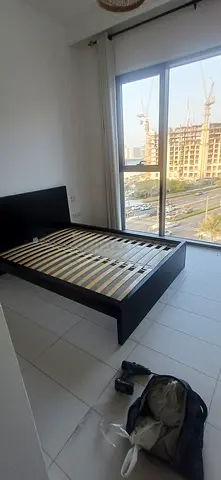 Ikea Malm bed with mattress queen size