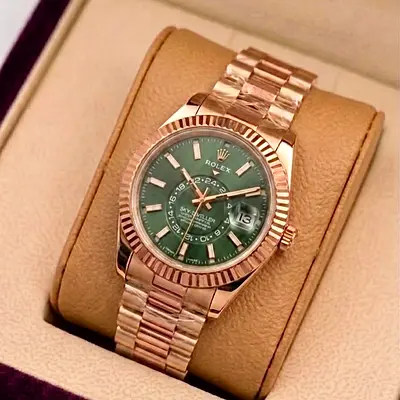 Rolex sky dweller mens watch