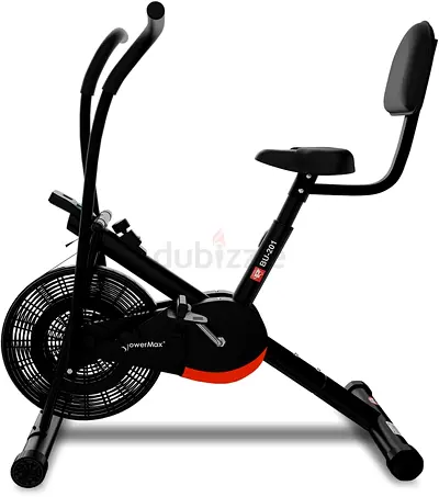 PowerMax Fitness BU-201 Dual Action Air Bike | Exercise Bike | Excellent Condition