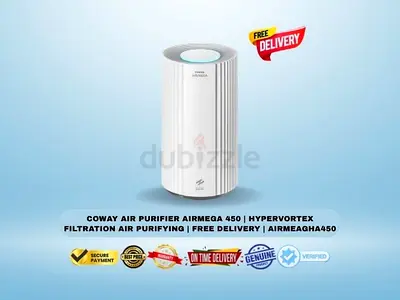 Coway Air Purifier Airmega 450 | HyperVortex Filtration Air Purifying | Free Delivery | AIRMEAGHA450