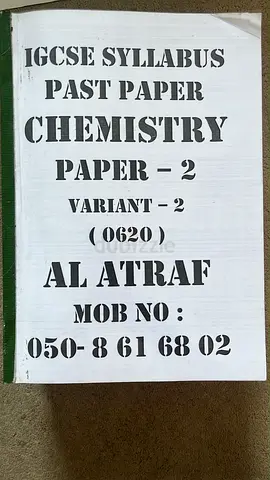 IGCSE Chemistry Past Papers (Paper 2, Variant 2) - 0620