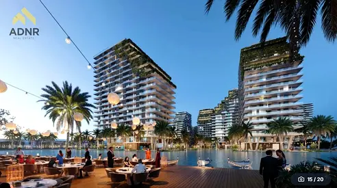 20/80 P.P - Waterfront 1BR Apartment | Azizi Venice 14 | Lagoon & Marina Views