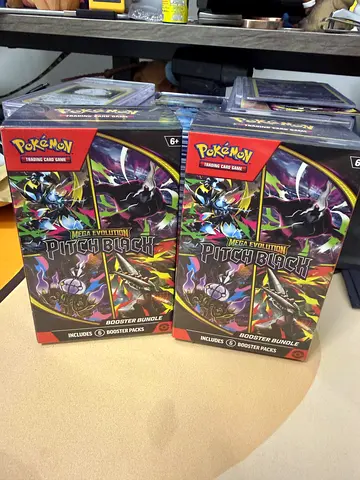 Pokemon TCG Mega Evolution Pitch Black Booster Bundle (2 Boxes)